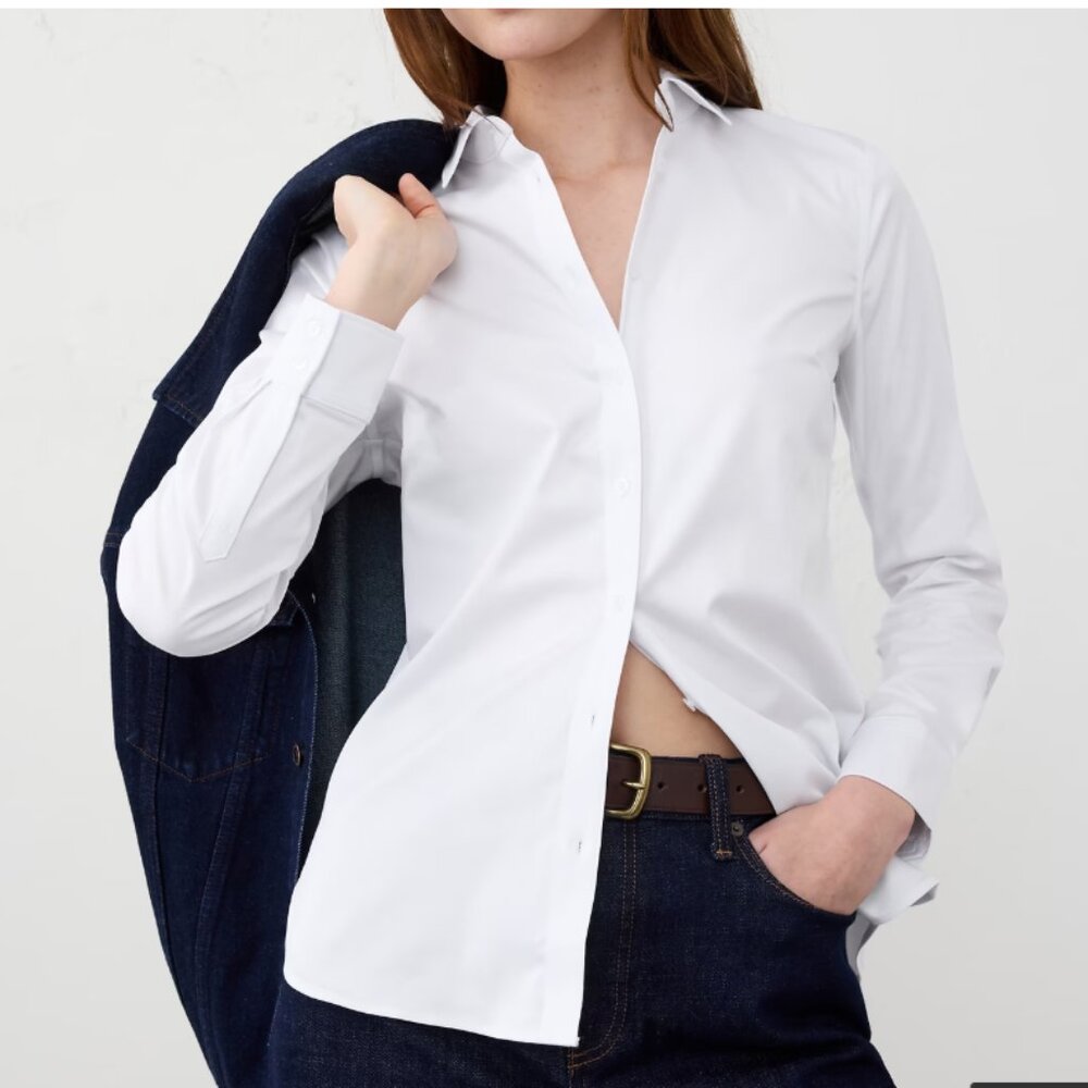 Banana Republic Tailored Easy-Care Button-Down Shirt